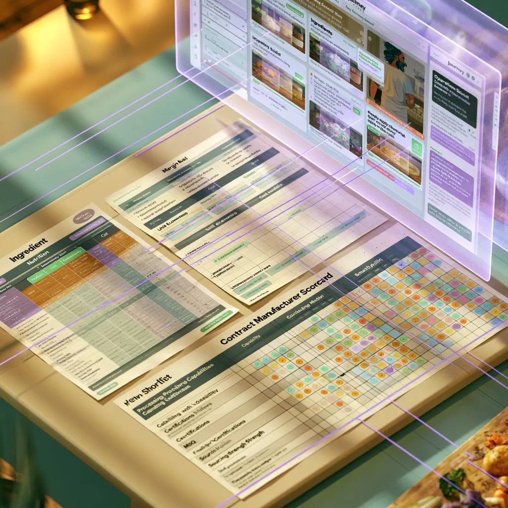 How to Build a Food Contract Manufacturer Shortlist Using Ingredient and Cost Data